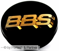BBS EMBLEM BLACK GOLD 71mm