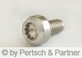 Decorative rim screw M 6 x 12 stainless steel