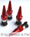 Set Valve cap Lanza red