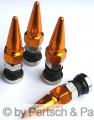 Set valve cap Lanza red inclusive Metal valve