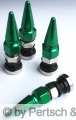 Set valve cap Lanza green inclusive Metal valve